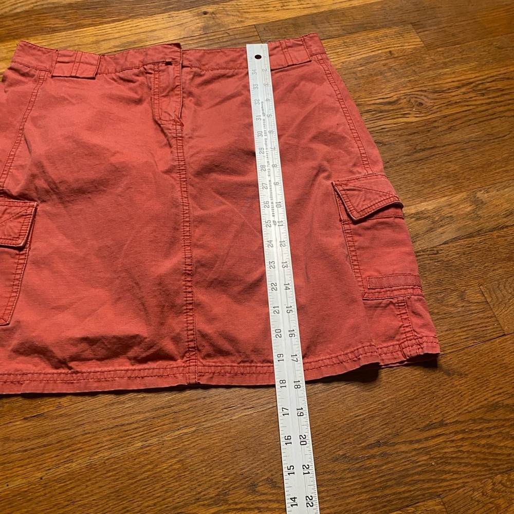 J.Crew Cargo Mini Skirt – Rust Orange – Size 8 - Picture 5 of 7